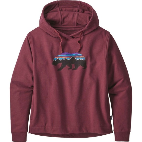 Patagonia Tops - Patagonia Women's Small Sweatshirt Maroon Hoodie